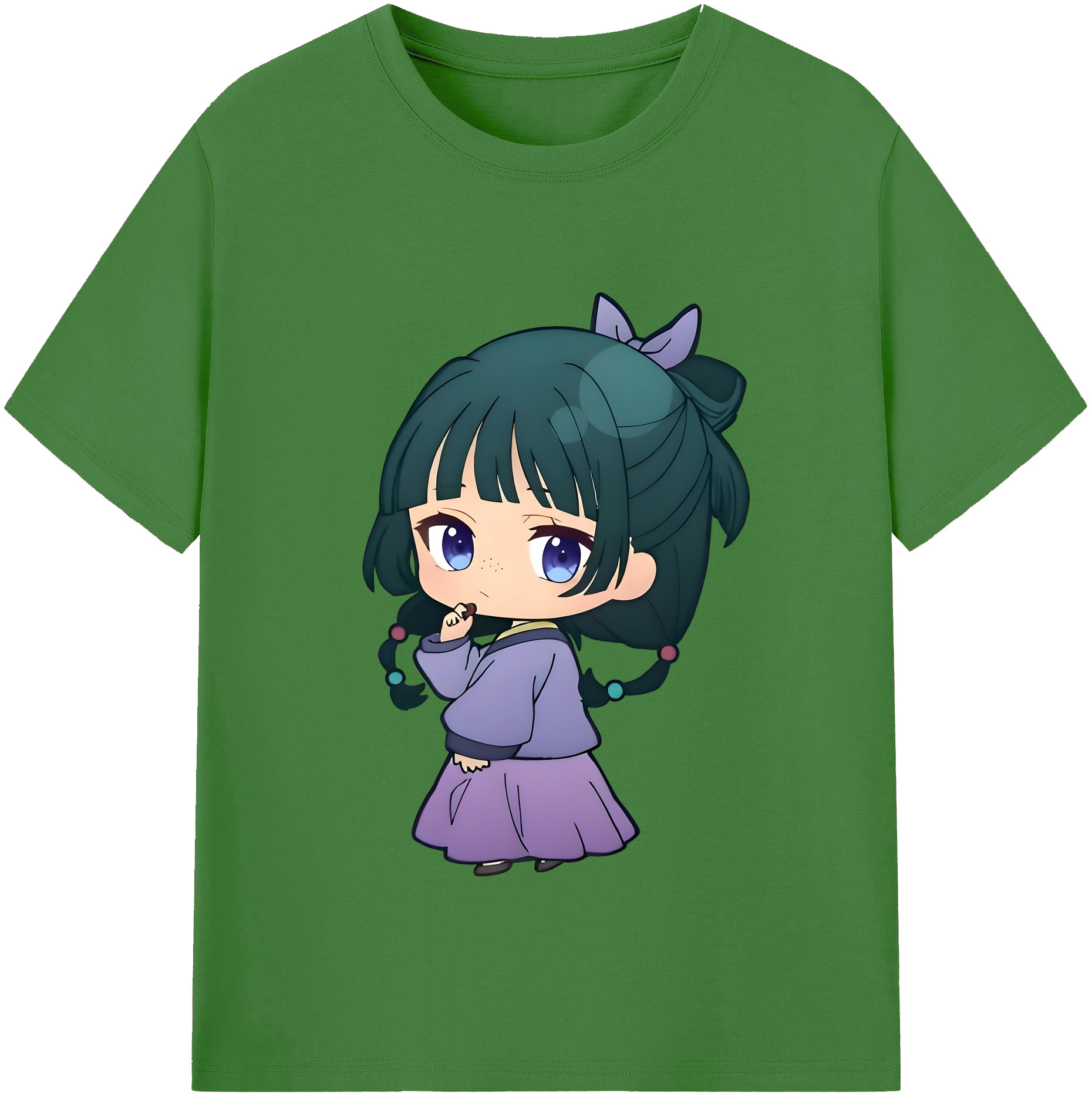 （画像用） 薬屋のひとりごと The Apothecary Diaries レディースカジュアルプリントTシャツ（綿100％）